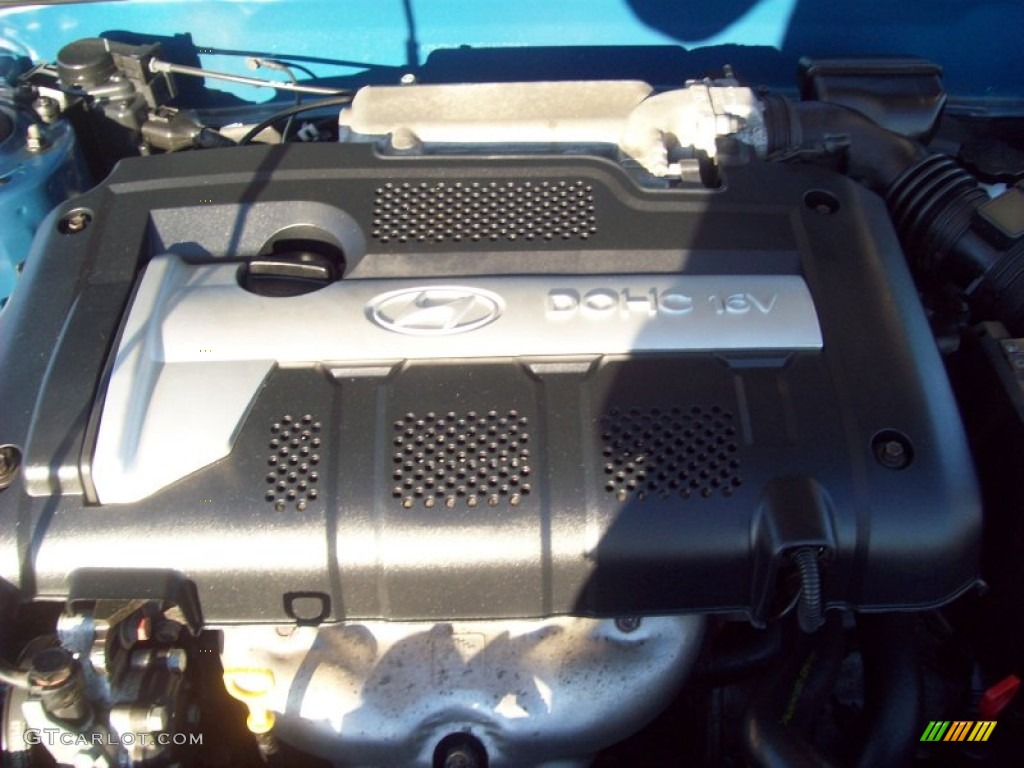 2006 Elantra GLS Sedan - Tidal Wave Blue / Beige photo #10