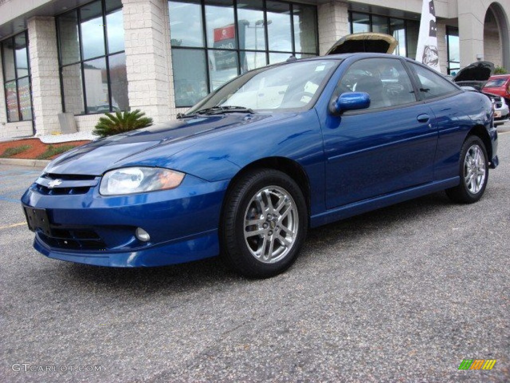 2005 Cavalier LS Sport Coupe - Arrival Blue Metallic / Graphite Gray photo #2