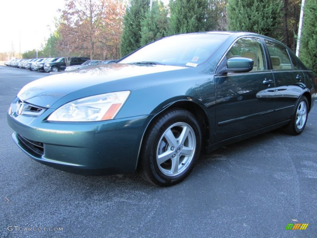 2003 Accord EX Sedan - Noble Green Pearl / Ivory photo #1