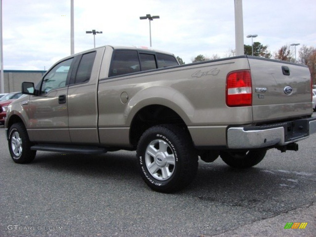 2004 F150 XLT SuperCab 4x4 - Arizona Beige Metallic / Tan photo #5