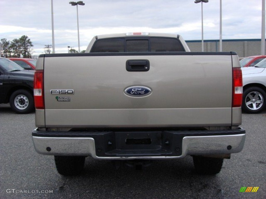 2004 F150 XLT SuperCab 4x4 - Arizona Beige Metallic / Tan photo #6
