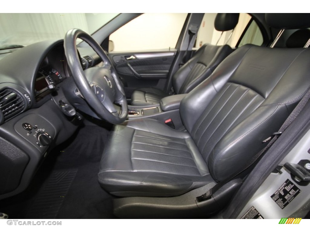 Charcoal Interior 2003 Mercedes-Benz C 32 AMG Sedan Photo #57239690