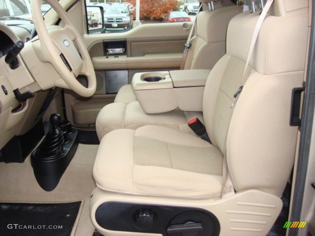 2004 F150 XLT SuperCab 4x4 - Arizona Beige Metallic / Tan photo #12