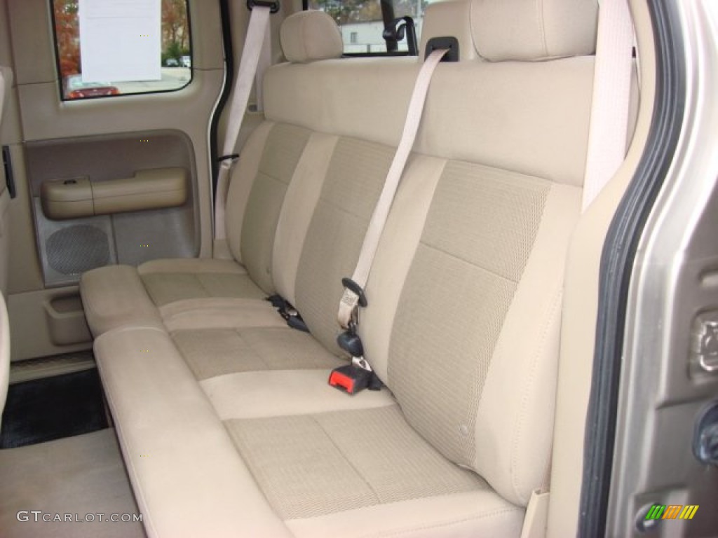 2004 F150 XLT SuperCab 4x4 - Arizona Beige Metallic / Tan photo #13