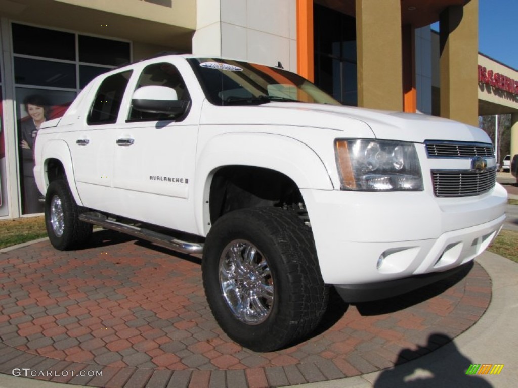 Summit White 2007 Chevrolet Avalanche LT 4WD Exterior Photo #57240009
