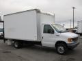 Oxford White 2004 Ford E Series Cutaway E350 Commercial Moving Truck