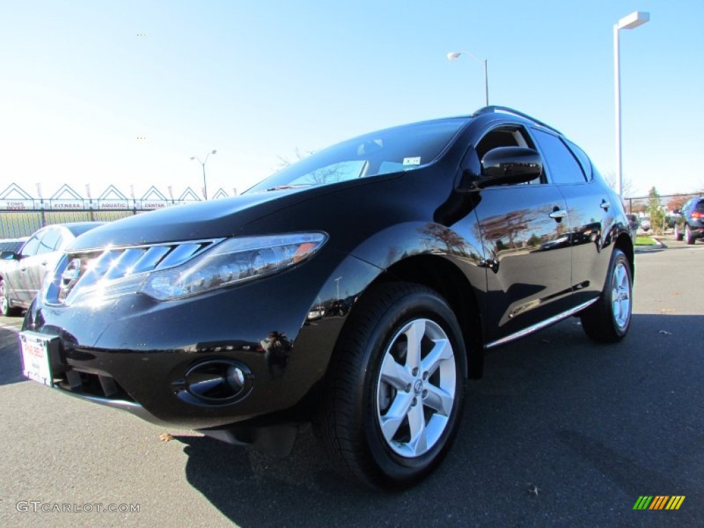 2009 Murano SL AWD - Super Black / Black photo #1