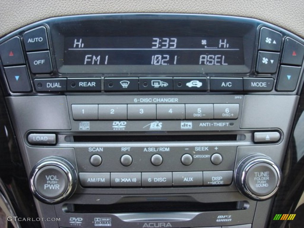 2007 MDX Technology - Aspen White Pearl / Parchment photo #19