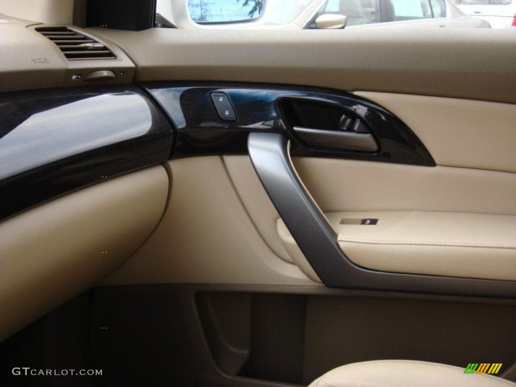 2007 MDX Technology - Aspen White Pearl / Parchment photo #24