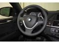 2012 BMW X6 Black Interior Steering Wheel Photo