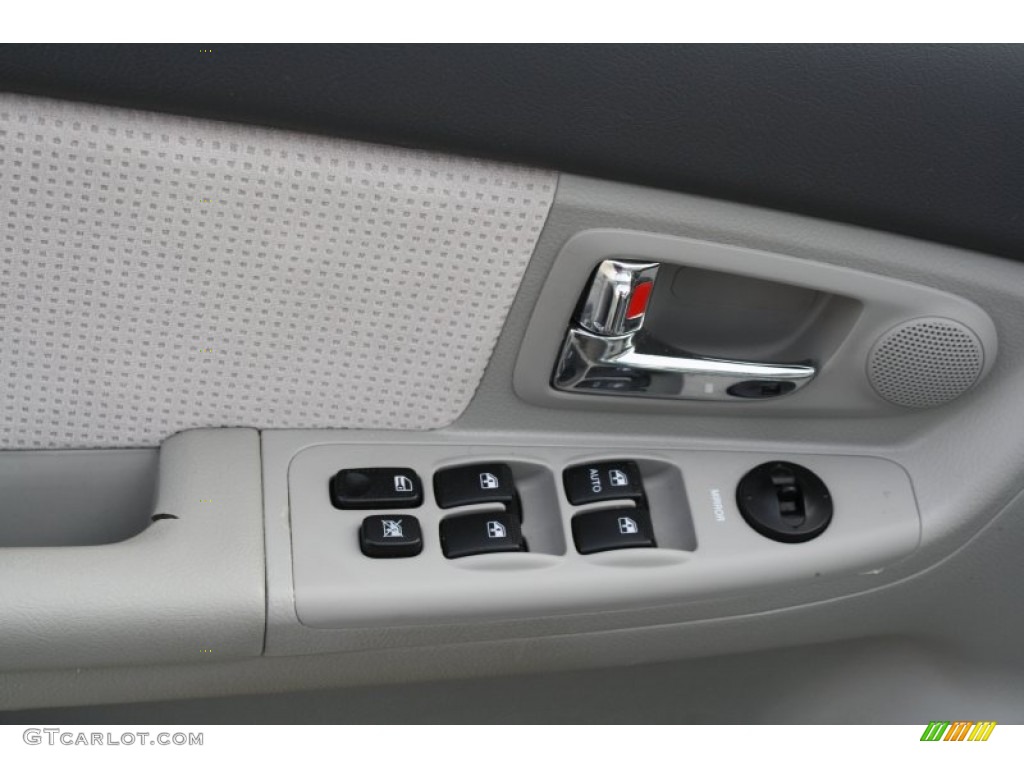 2007 Spectra EX Sedan - Ice Blue / Gray photo #10