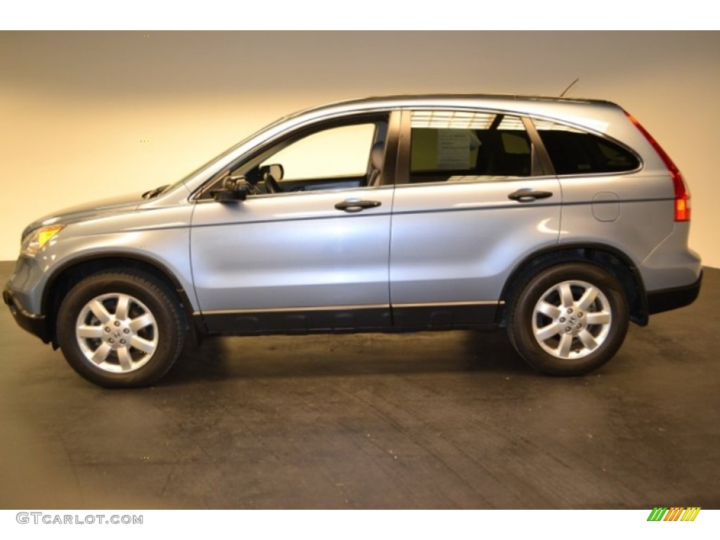2008 CR-V EX - Glacier Blue Metallic / Gray photo #3