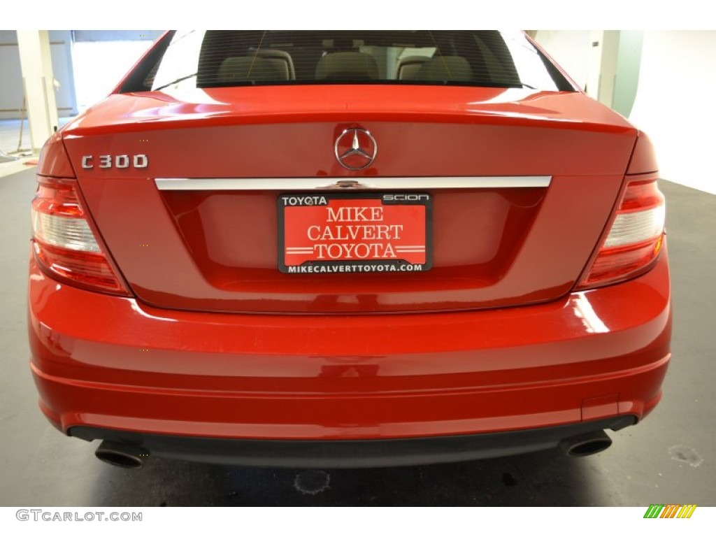 2009 C 300 Sport - Mars Red / Grey/Black photo #4