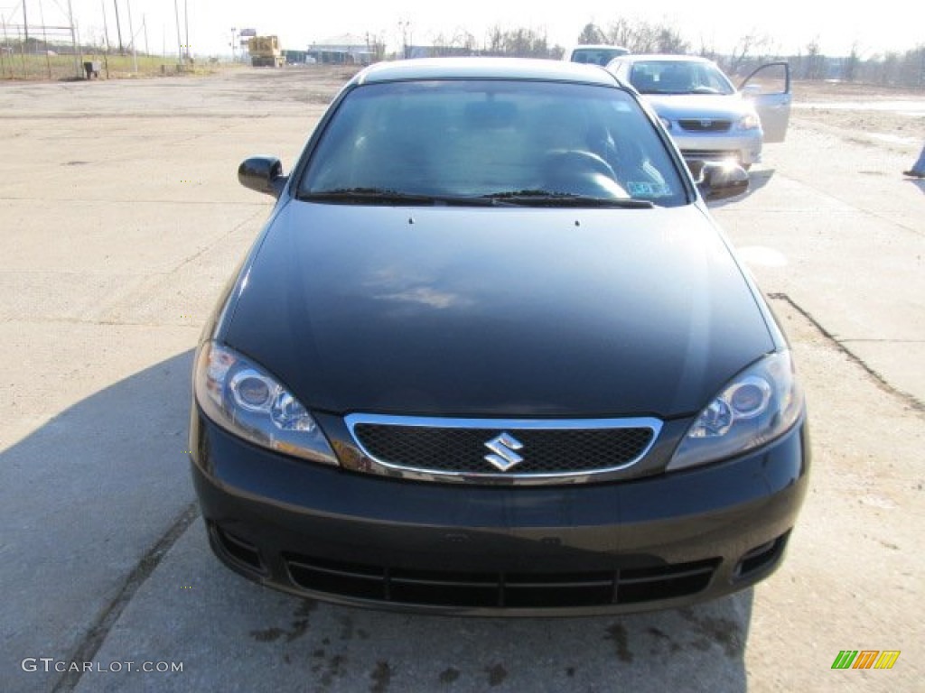 2008 Reno  - Fantasy Black Metallic / Grey photo #7