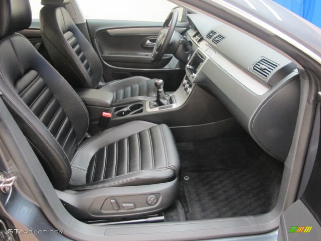 Black Interior 2010 Volkswagen CC Sport Photo #57248076