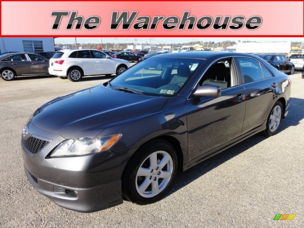 2009 Camry SE - Magnetic Gray Metallic / Ash photo #1