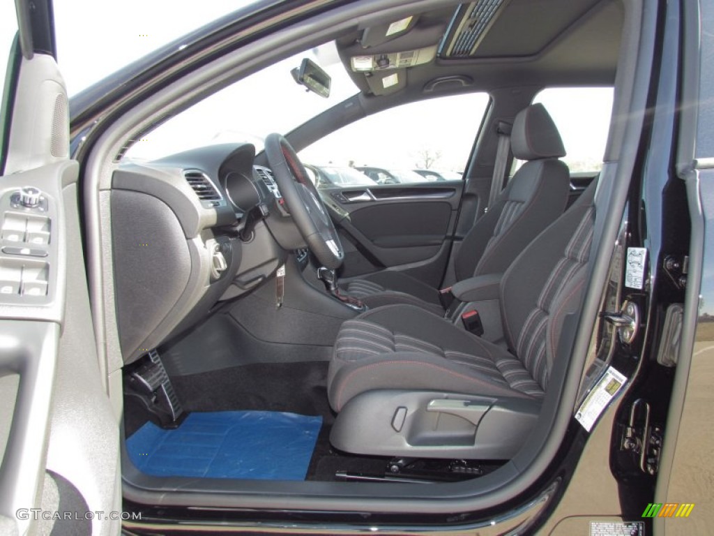 Interlagos Plaid Cloth Interior 2012 Volkswagen GTI 4 Door Photo #57251231