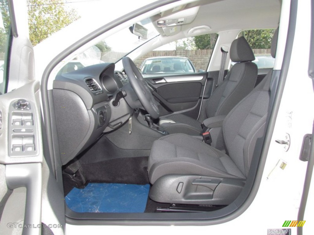 Titan Black Interior 2012 Volkswagen Golf 4 Door Photo #57251405