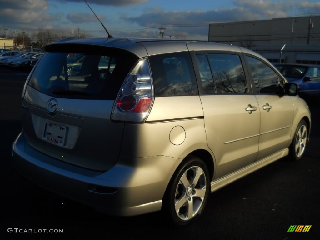 2007 MAZDA5 Sport - True Silver Metallic / Black photo #2