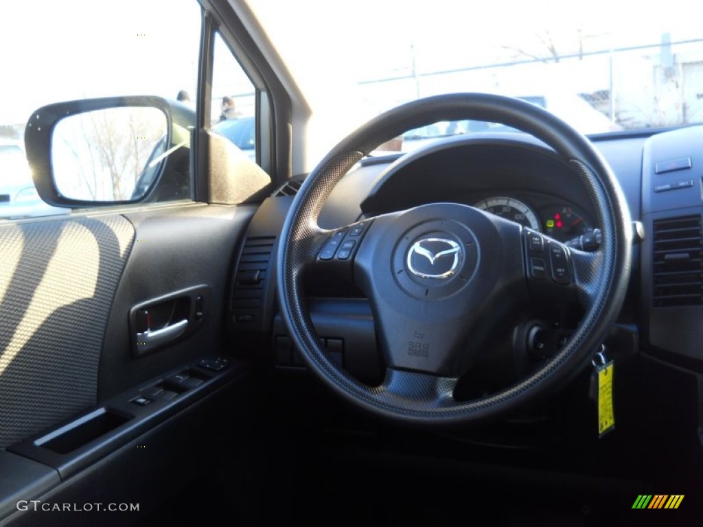 2007 MAZDA5 Sport - True Silver Metallic / Black photo #4