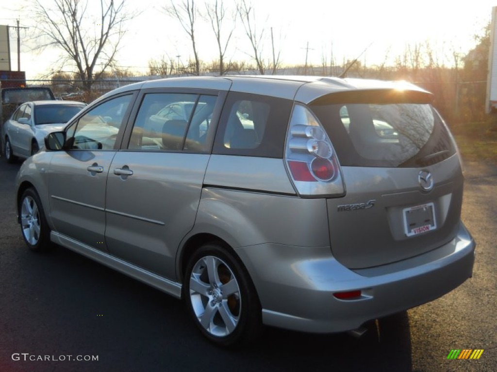 2007 MAZDA5 Sport - True Silver Metallic / Black photo #14