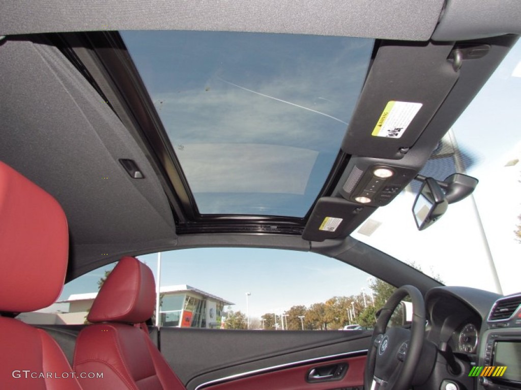 Red Interior 2012 Volkswagen Eos Executive Photo #57251780