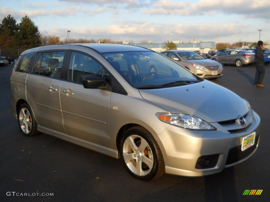 2007 MAZDA5 Sport - True Silver Metallic / Black photo #21