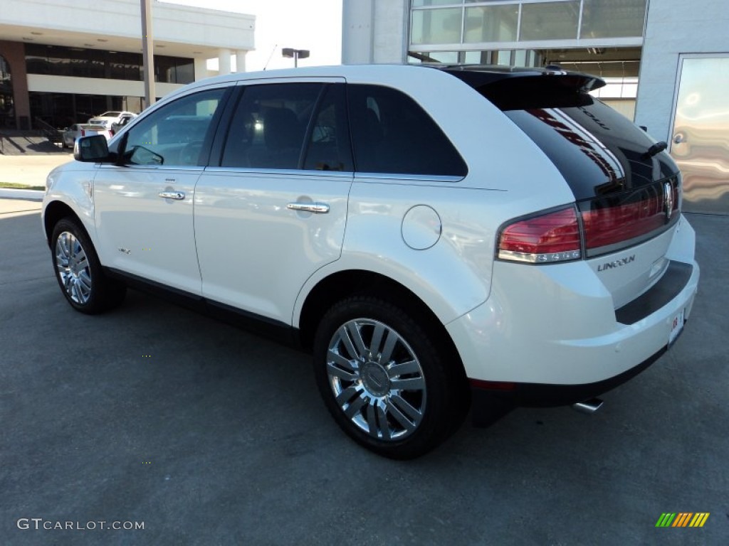 2010 MKX FWD - White Platinum Tri-Coat / Medium Light Stone photo #4