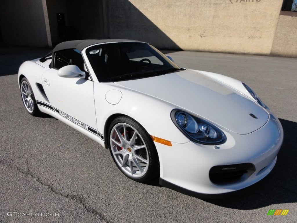 Carrara White 2011 Porsche Boxster Spyder Exterior Photo #57253754