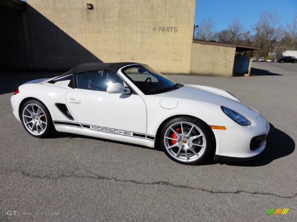 Carrara White 2011 Porsche Boxster Spyder Exterior Photo #57253772