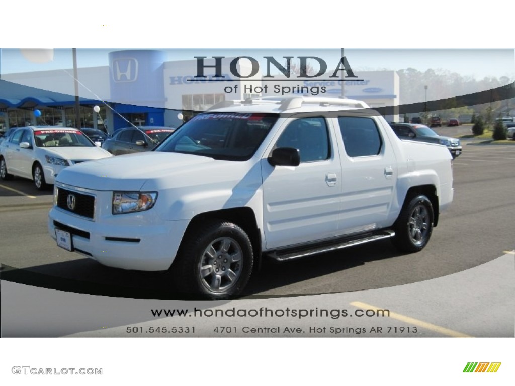 2007 Ridgeline RTX - White / Beige photo #1