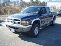 Patriot Blue Pearl 2001 Dodge Dakota SLT Quad Cab 4x4