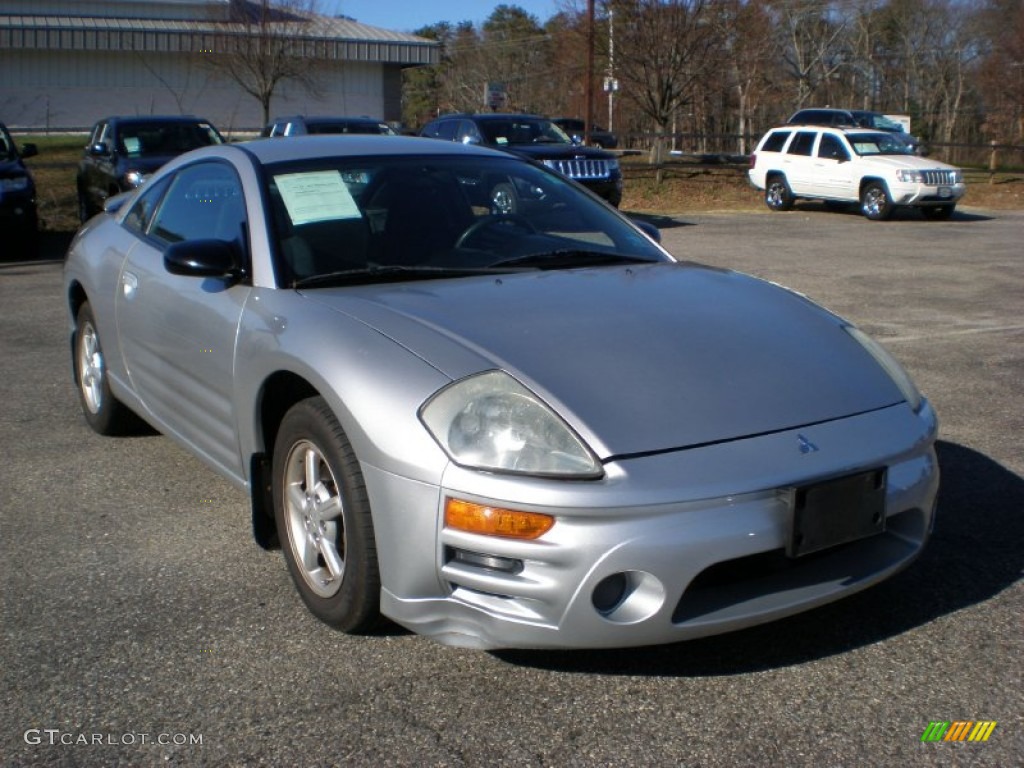 2003 Eclipse RS Coupe - Sterling Silver Metallic / Midnight photo #3