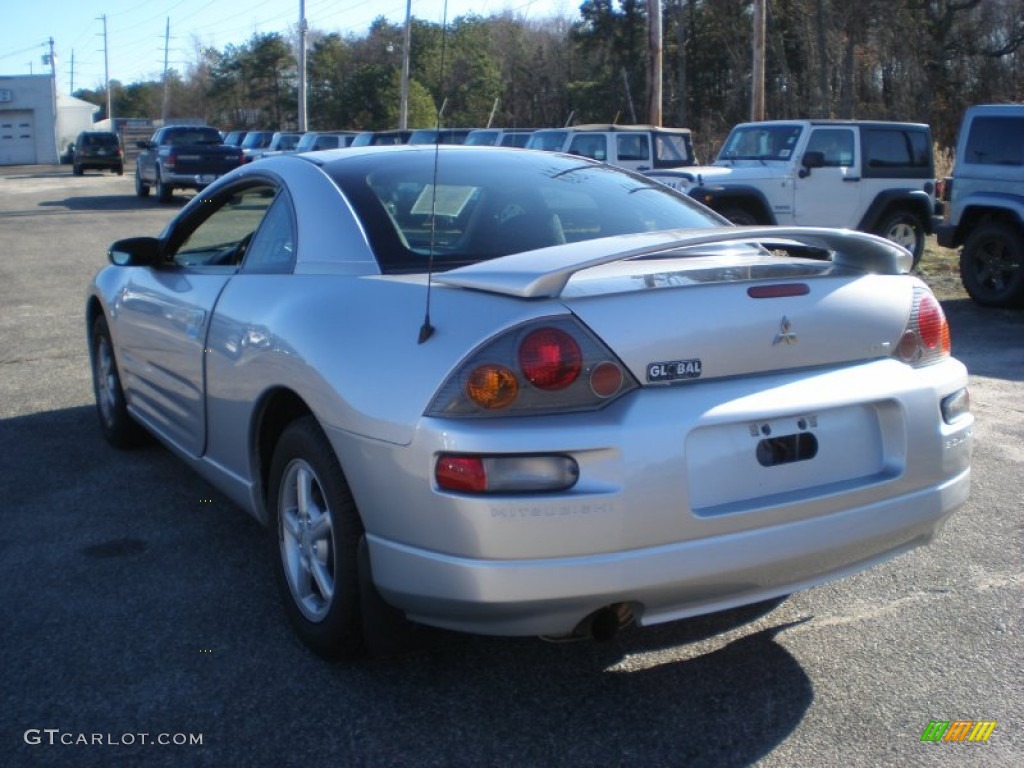 2003 Eclipse RS Coupe - Sterling Silver Metallic / Midnight photo #7
