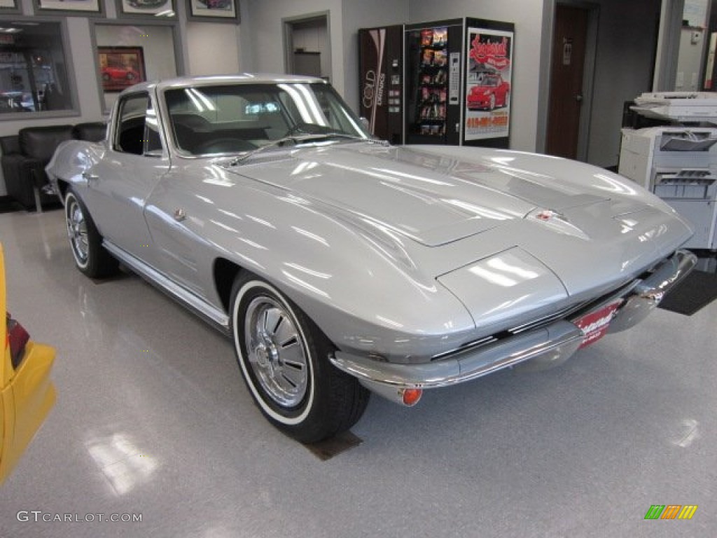 1964 Corvette Sting Ray Coupe - Satin Silver / White/Black photo #1