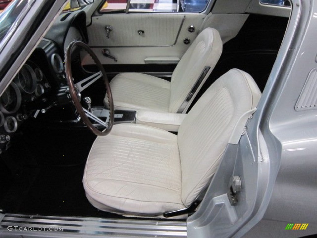 White/Black Interior 1964 Chevrolet Corvette Sting Ray Coupe Photo #57257069