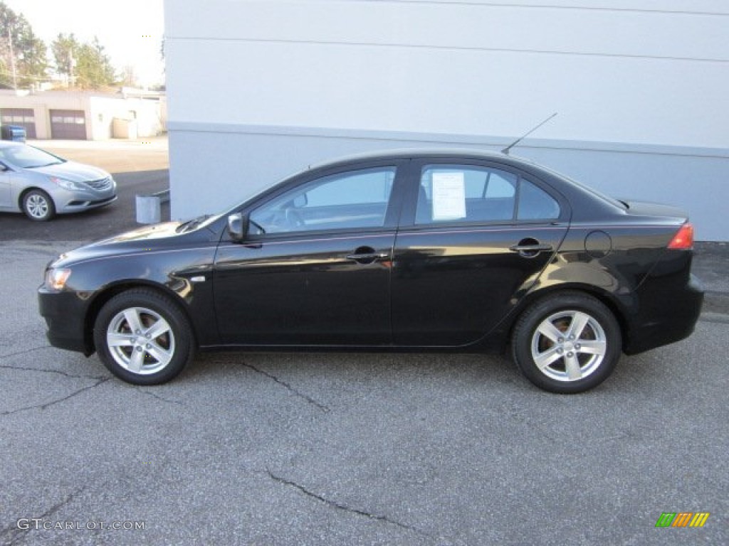 2008 Lancer ES - Black / Black photo #4