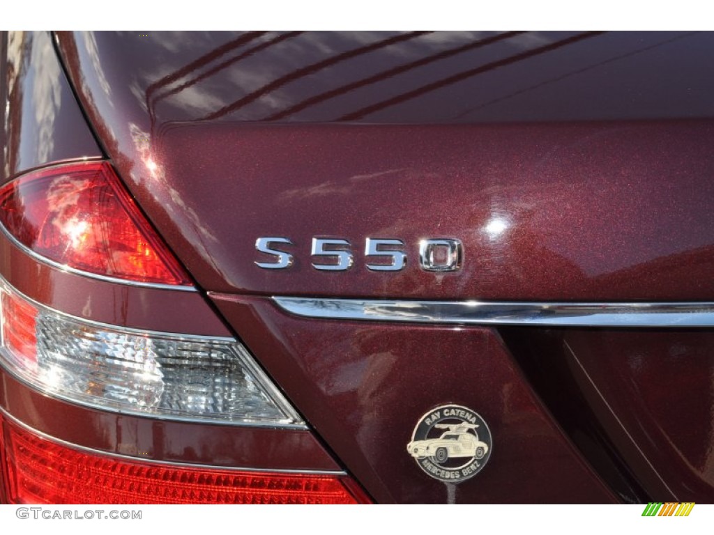 2007 S 550 Sedan - Barolo Red Metallic / Cashmere/Savanna photo #40