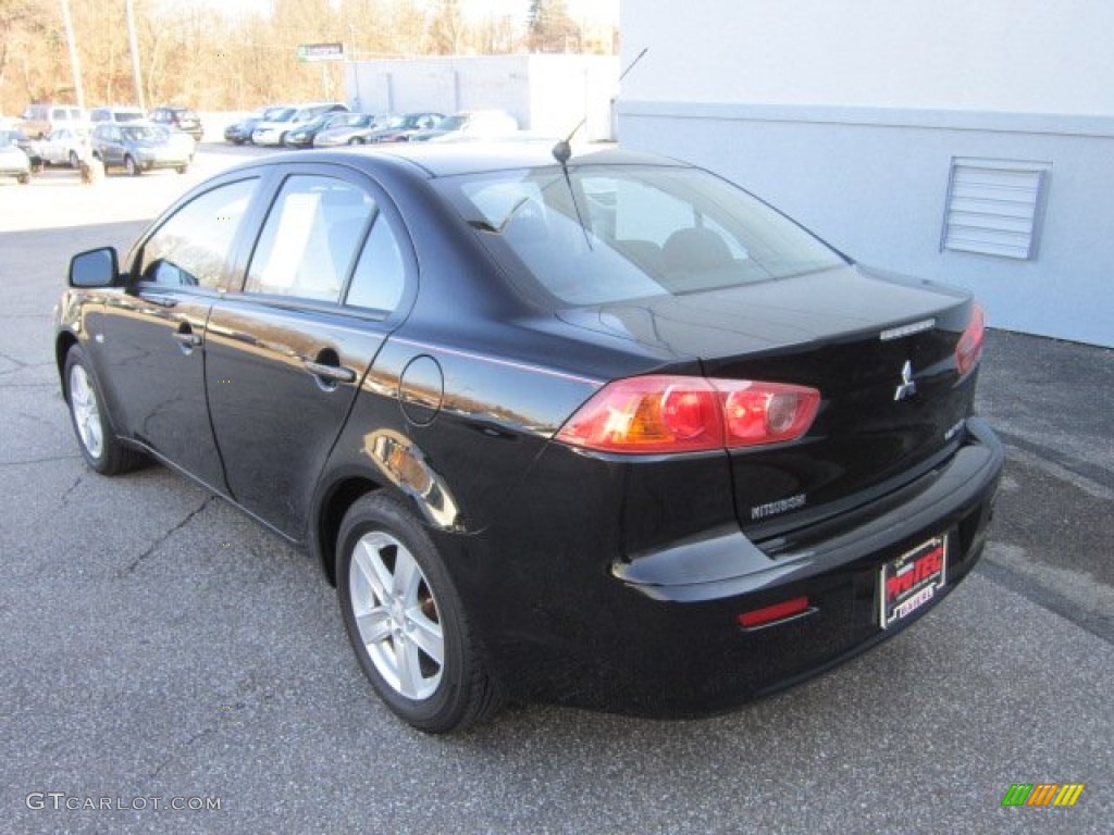 2008 Lancer ES - Black / Black photo #5