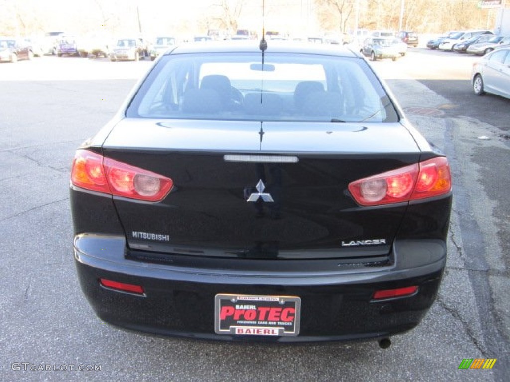 2008 Lancer ES - Black / Black photo #6
