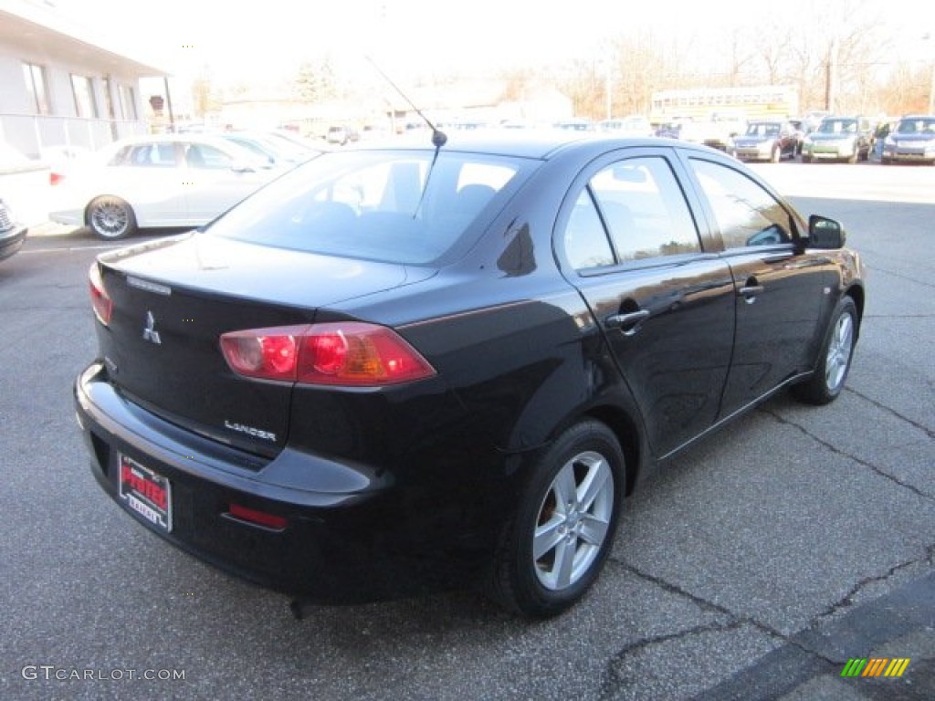 2008 Lancer ES - Black / Black photo #7