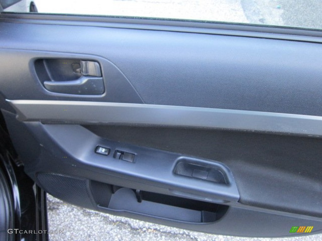 2008 Lancer ES - Black / Black photo #11