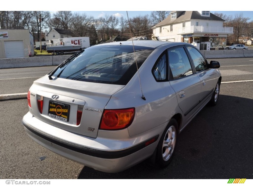 2002 Elantra GT Hatchback - Silver Pewter / Dark Gray photo #3