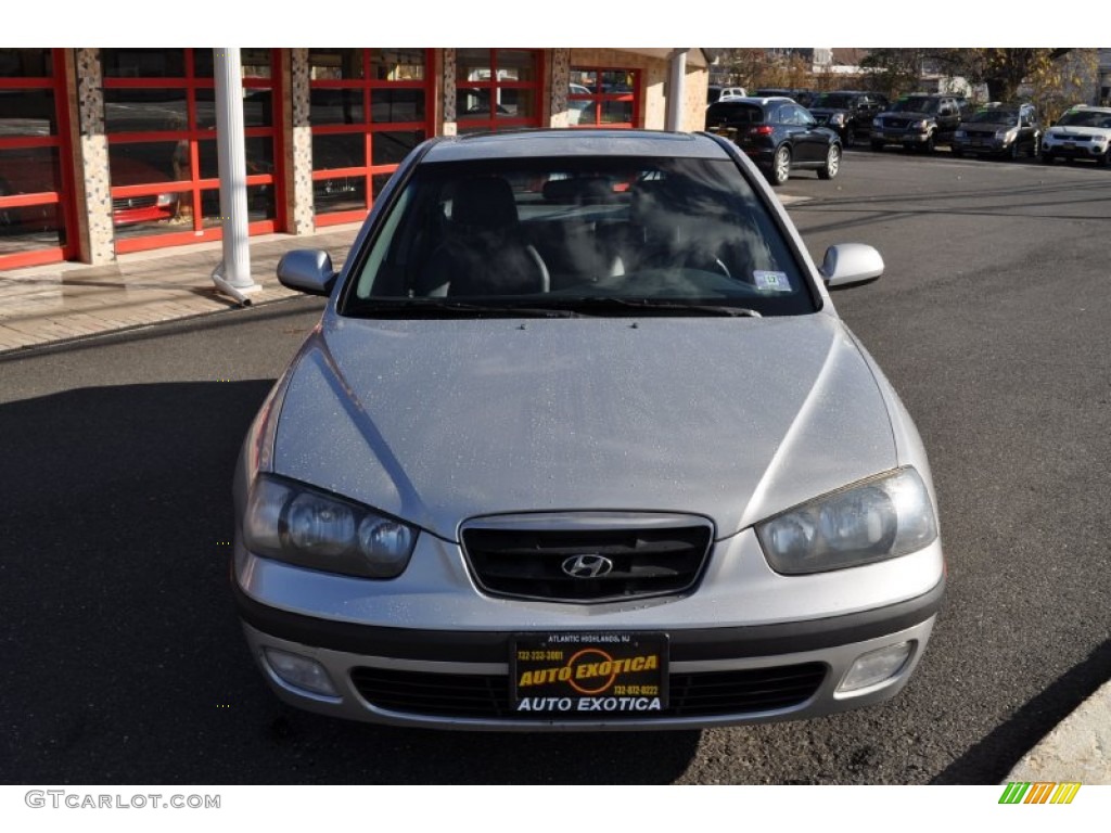 2002 Elantra GT Hatchback - Silver Pewter / Dark Gray photo #26