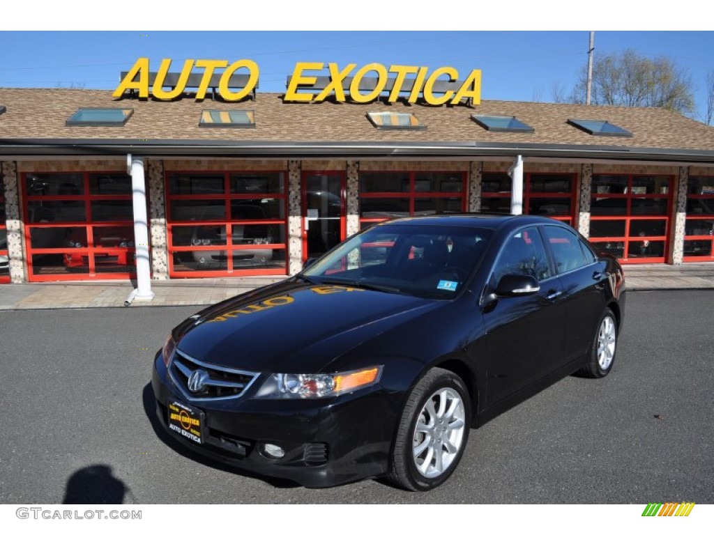 2006 TSX Sedan - Nighthawk Black Pearl / Ebony Black photo #1