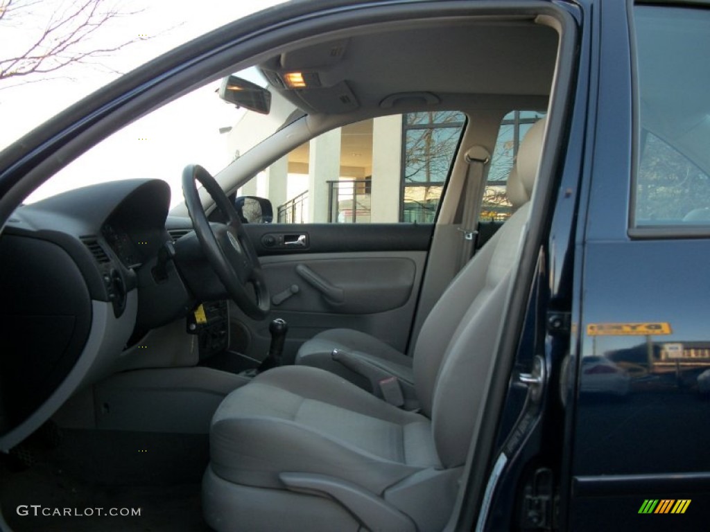 2002 Jetta GL Sedan - Indigo Blue / Grey photo #8