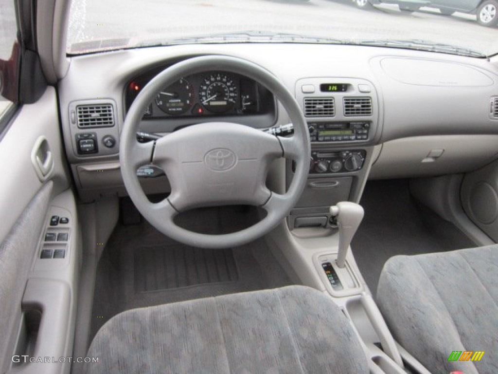 1998 Corolla LE - Ruby Red Pearl Metallic / Gray photo #15
