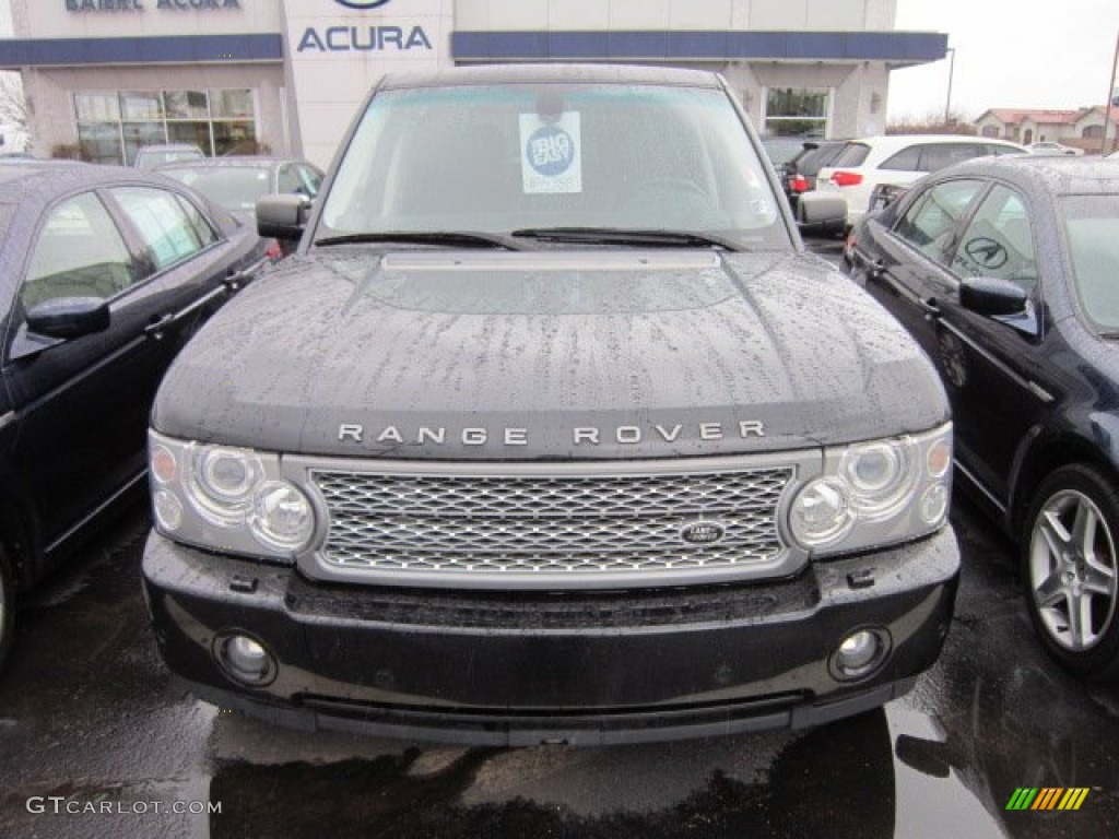 2007 Range Rover Supercharged - Java Black Pearl / Jet Black photo #2