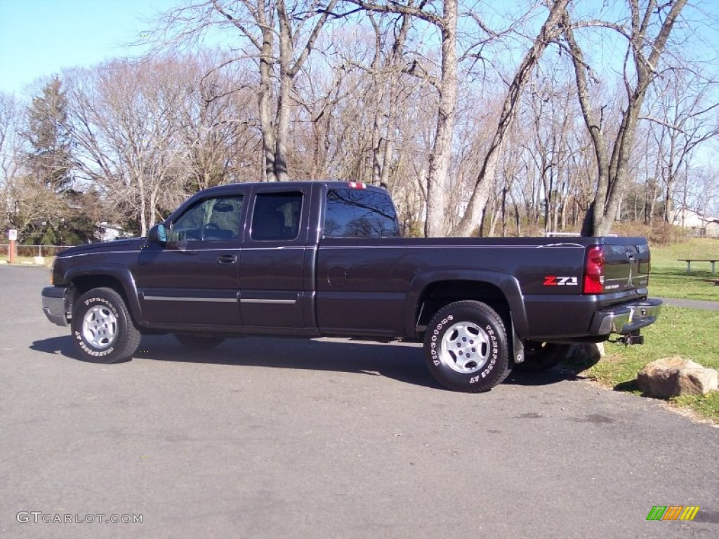 2004 Silverado 1500 LS Extended Cab 4x4 - Dark Gray Metallic / Medium Gray photo #14