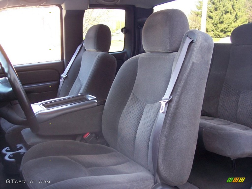 2004 Silverado 1500 LS Extended Cab 4x4 - Dark Gray Metallic / Medium Gray photo #40